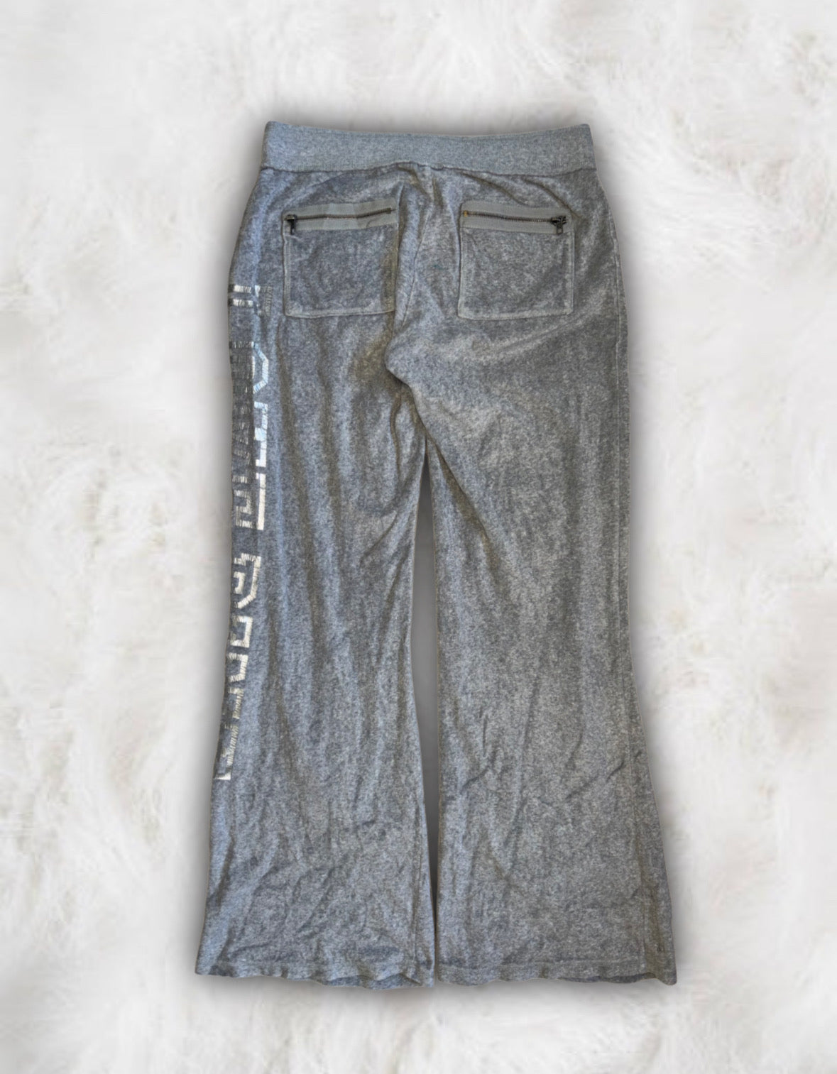 Victoria’s Secret PINK Grey Velour 2 Piece Tracksuit