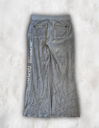 Victoria’s Secret PINK Grey Velour 2 Piece Tracksuit