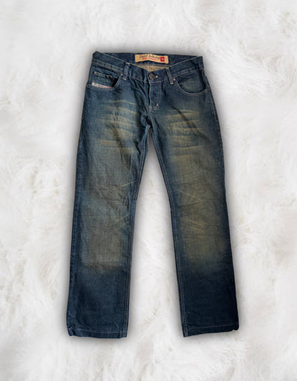 Diesel Vintage Super Low-Waisted Straight Leg Jeans