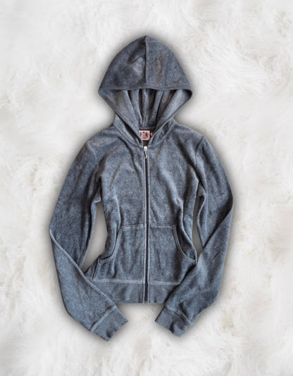 Juicy Couture Grey Velour 2 Piece Tracksuit