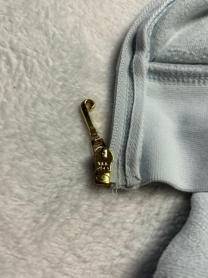 Juicy Couture Baby Blue Velour 2 Piece Tracksuit