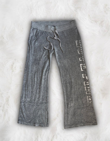 Victoria’s Secret PINK Grey Velour Pants