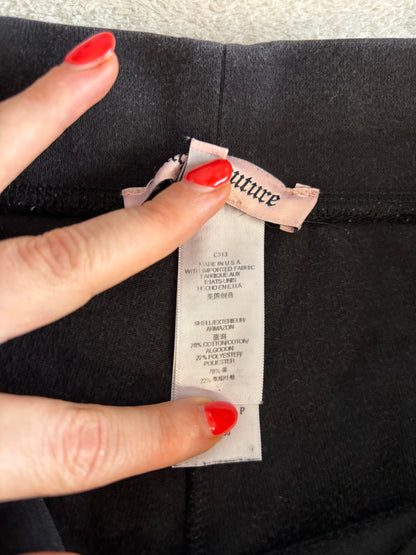 Juicy Couture Black Velour 2 Piece Tracksuit