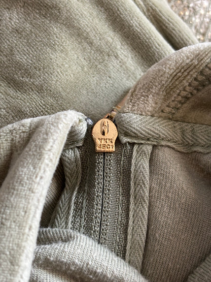 Juicy Couture Sage Green Velour 2 Piece Tracksuit