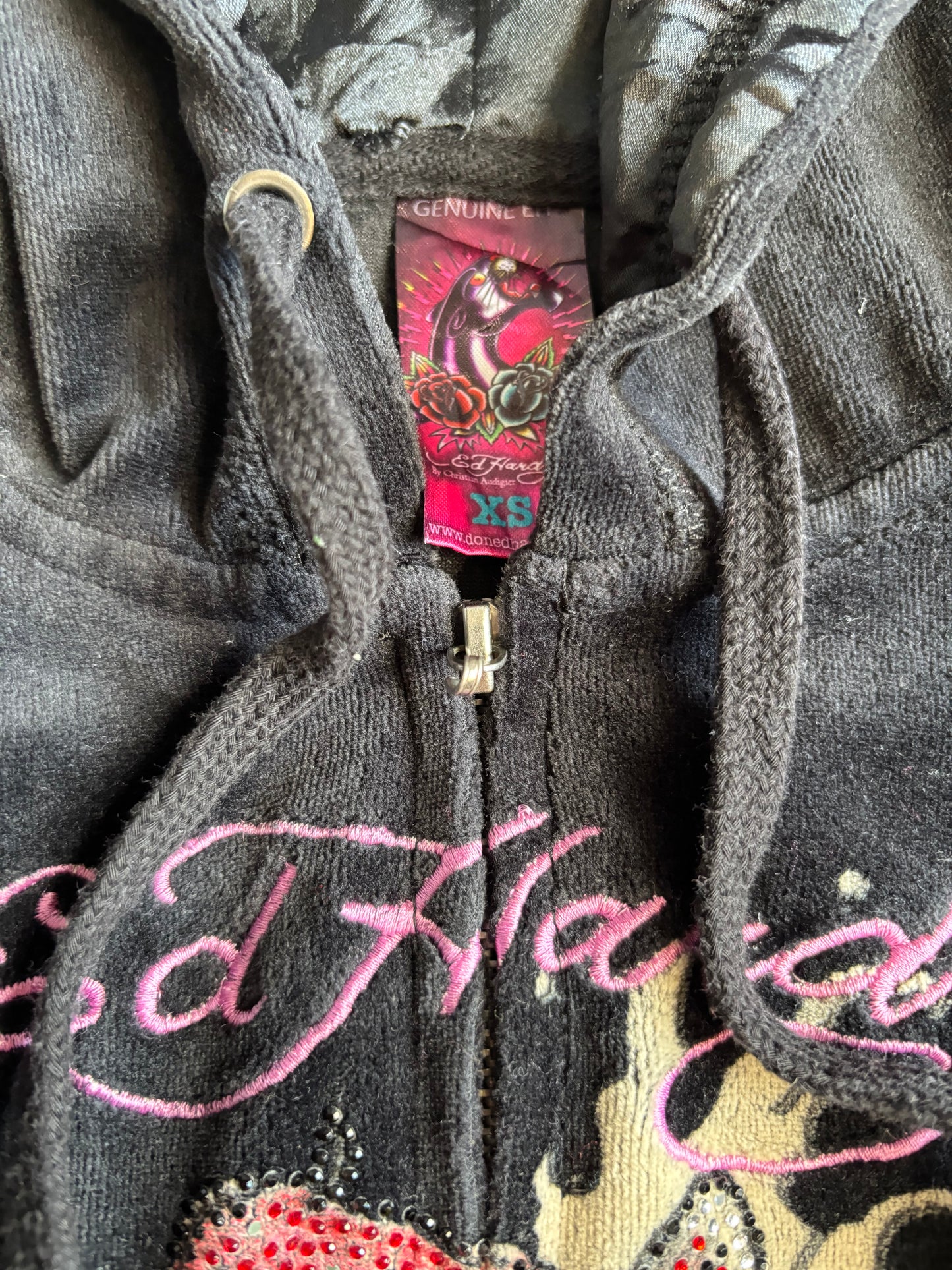 Ed Hardy Vintage 90s Japanese Koi Fish Hoodie