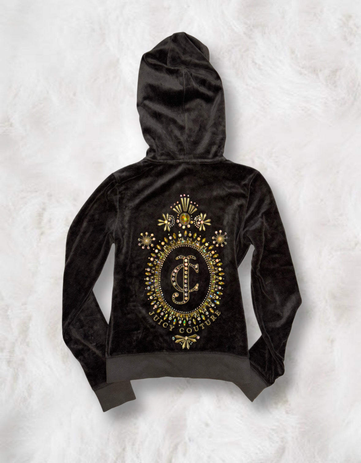 Juicy Couture Brown Velour 2 Piece Tracksuit