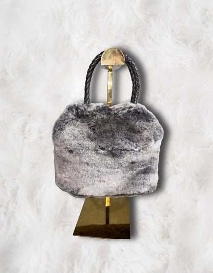 Playboy Faux Fur x Diamanté Bunny Handbag