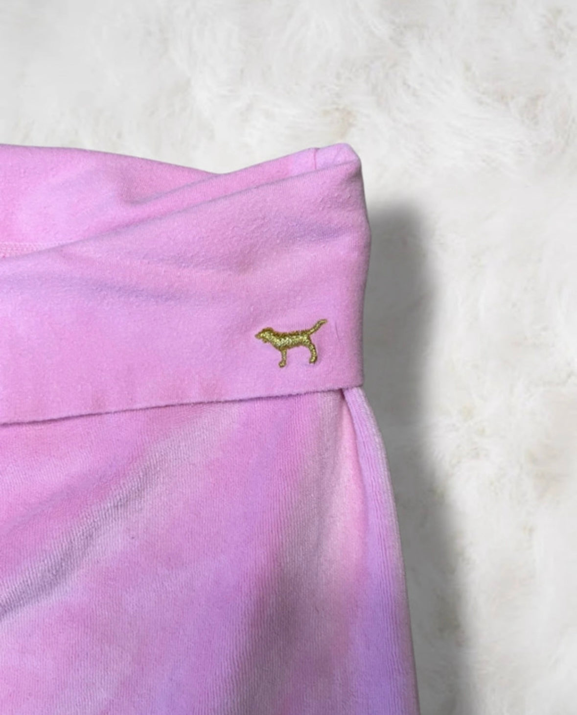 Victoria’s Secret PINK Baby Pink Velour 2006 2 Piece Tracksuit