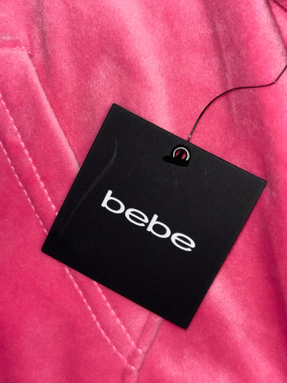 Bebe Brand New Barbie Pink Diamanté Tracksuit (Medium) - Rhinestone Missing