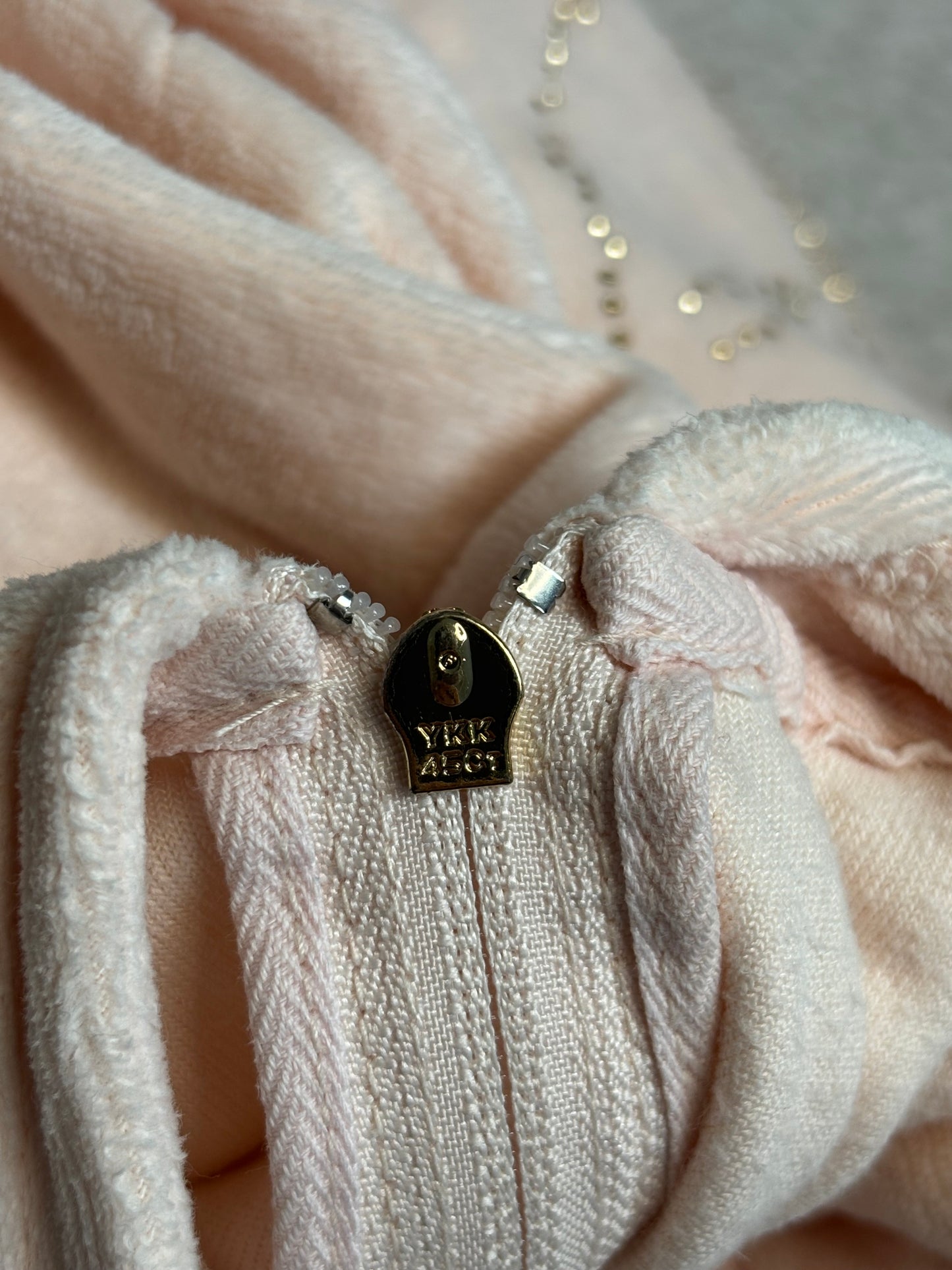 Juicy Couture Very Unique Peachy Nude Velour 2 Piece Tracksuit