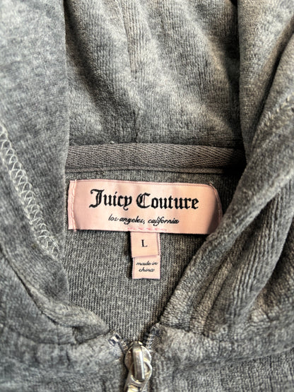 Juicy Couture Grey Velour 2 Piece Tracksuit