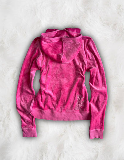 Juicy Couture Bubblegum Pink Velour Hoodie