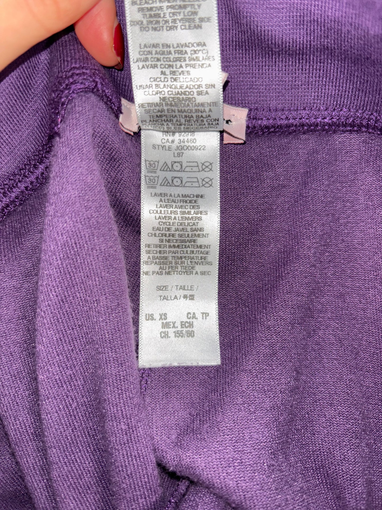 Juicy Couture Purple Velour Twin Dog Bedazzled 2 Piece Tracksuit