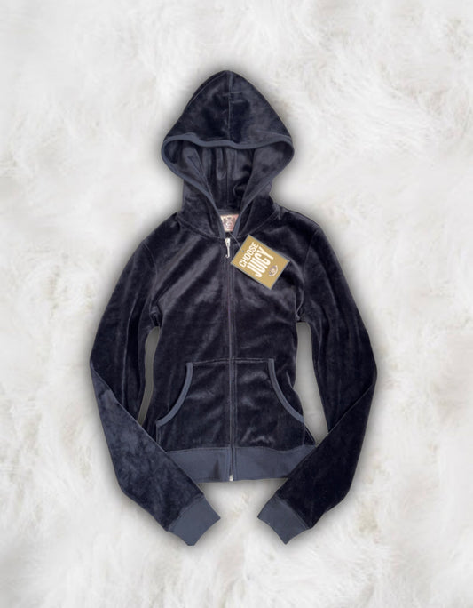 Juicy Couture Deadstock Black Velour 2 Piece Tracksuit