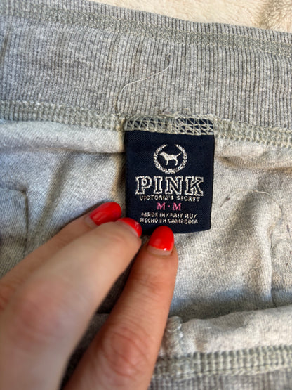 Victoria’s Secret PINK Grey Velour 2 Piece Tracksuit