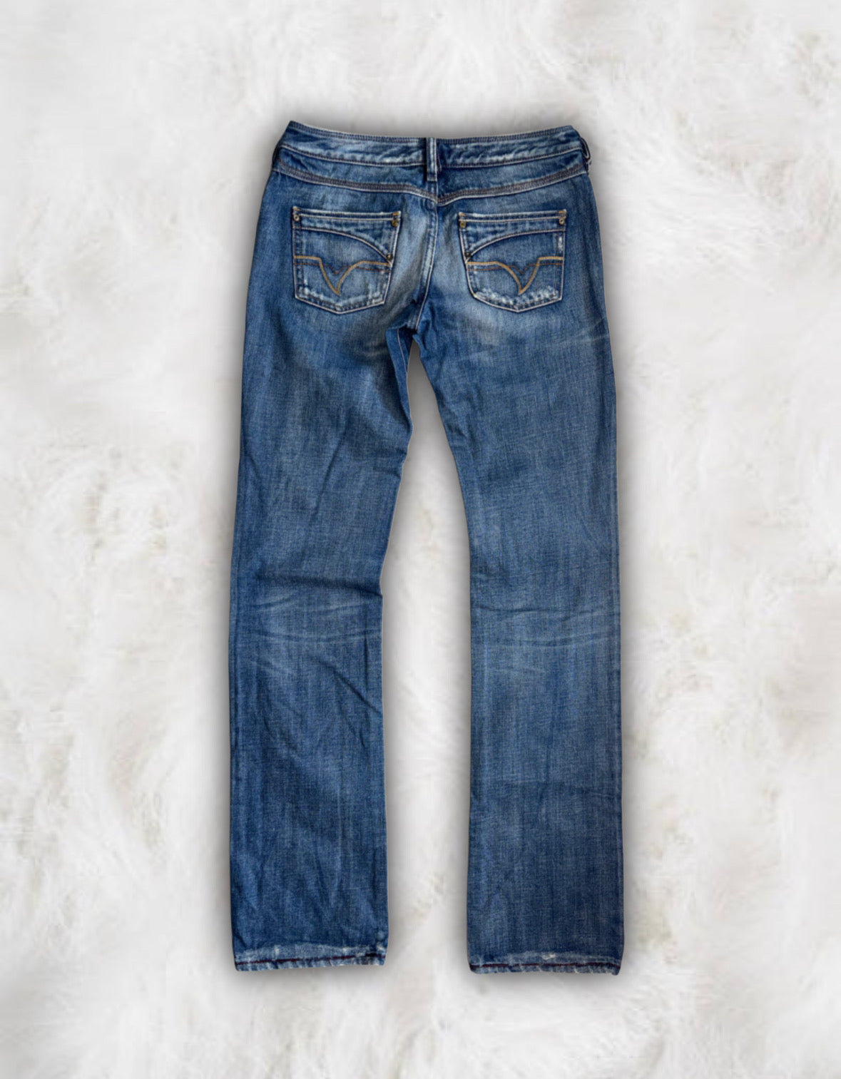 Diesel Vintage Super Low-Waisted Jeans