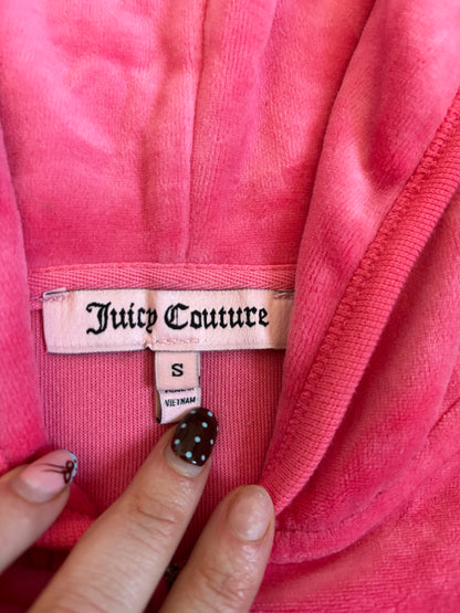 Juicy Couture Deadstock Coral Pink Velour 2 Piece Tracksuit