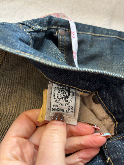 Diesel Vintage Super Low-Waisted Straight Leg Jeans