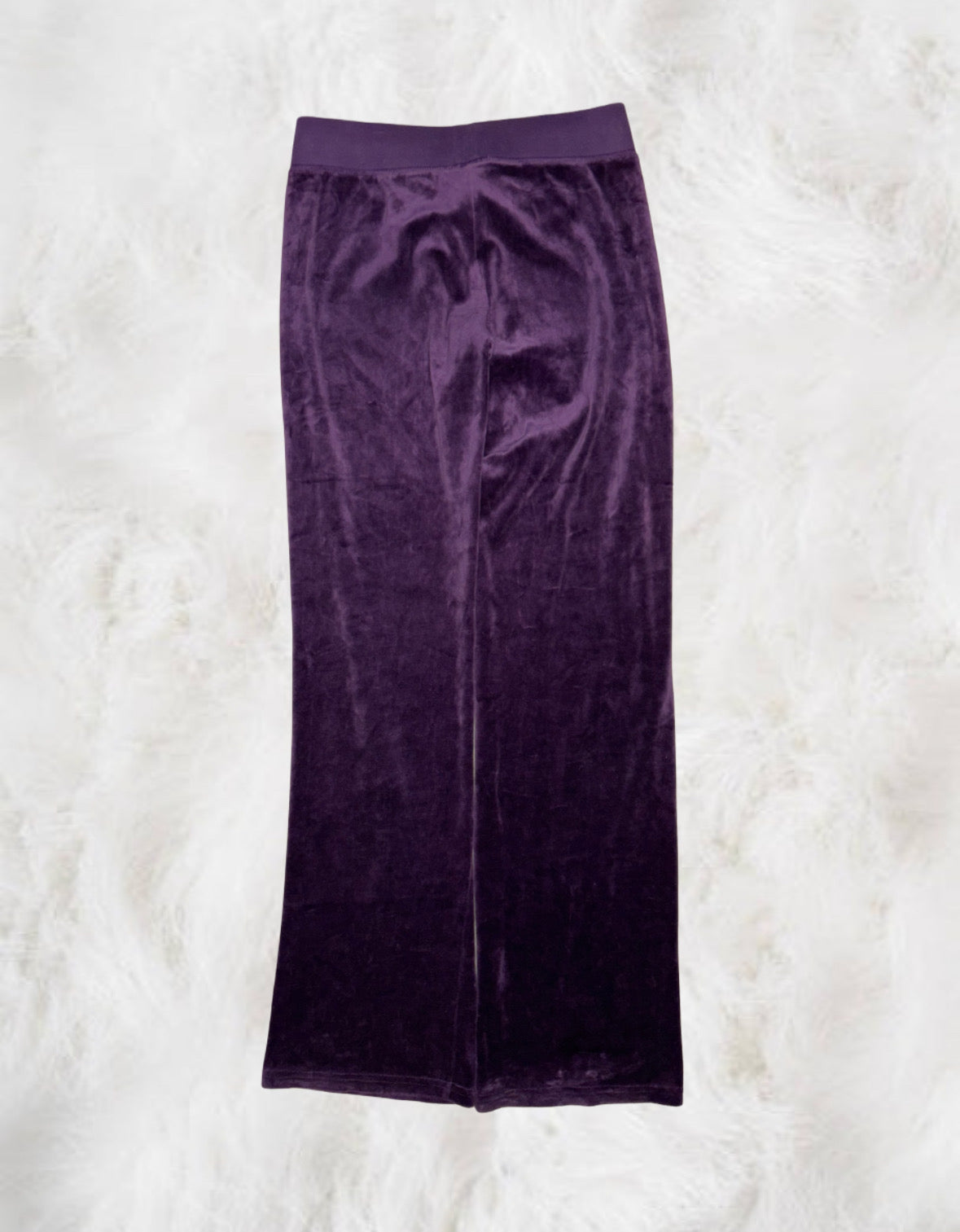 Juicy Couture Purple Velour Twin Dog Bedazzled 2 Piece Tracksuit