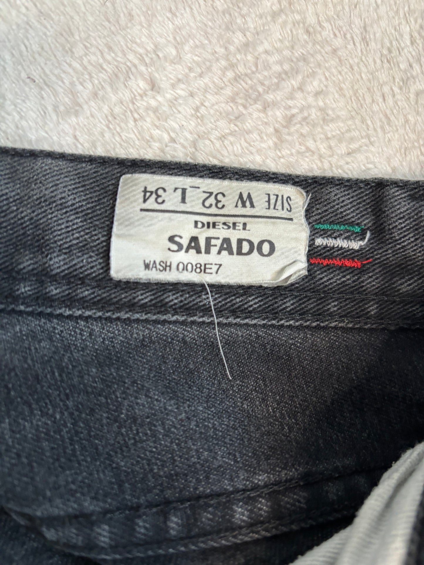 Diesel Safado Vintage Low-Waisted Jeans
