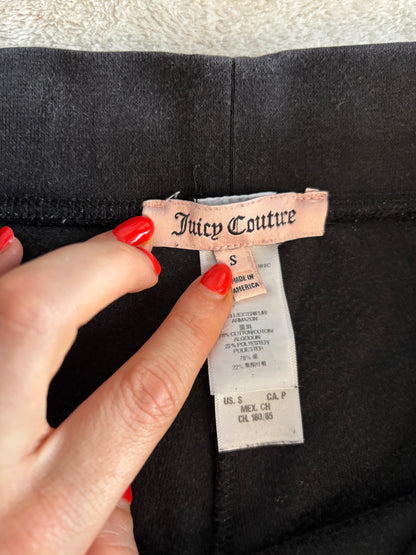 Juicy Couture Black Velour 2 Piece Tracksuit