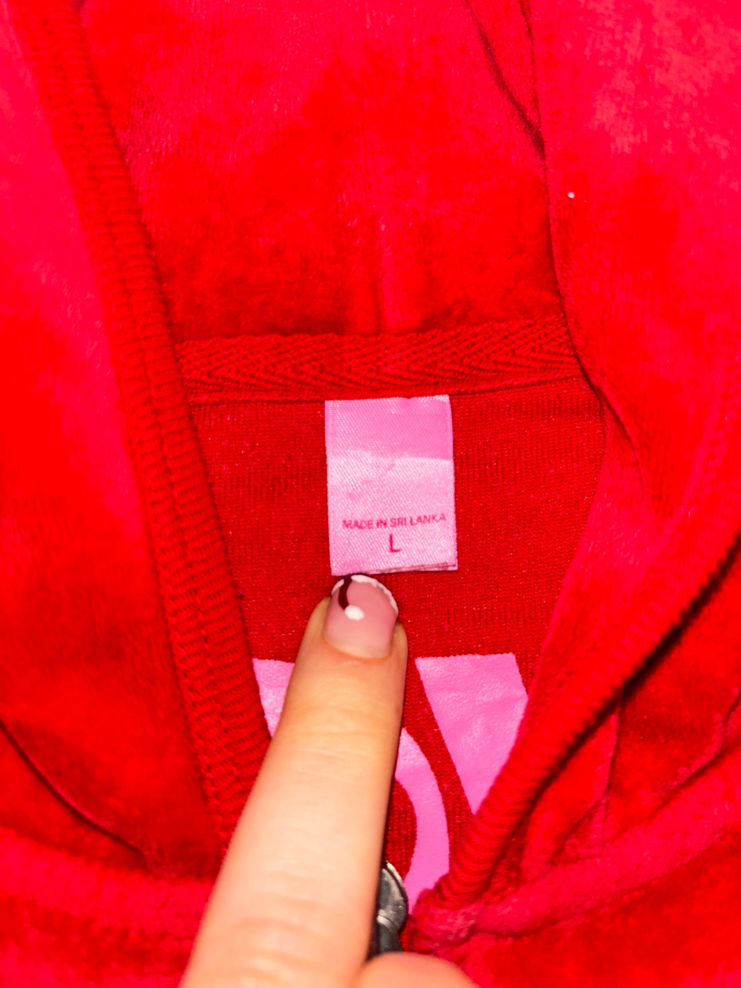 Victoria’s Secret PINK 2005 Red Velour 2 Piece Tracksuit