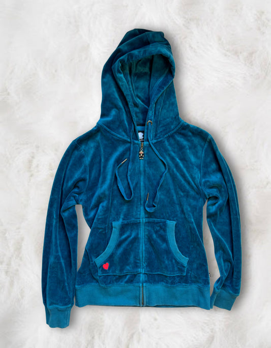 Paul Frank Turquoise Velour 2 Piece Tracksuit