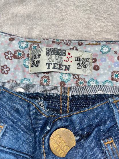 Sicko Nineteen y2k Super Low-Waisted Skater Jeans