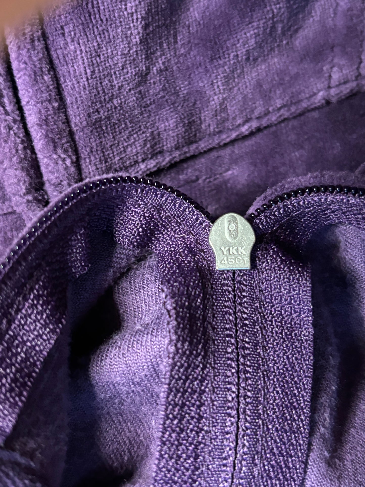 Juicy Couture Purple Velour Twin Dog Bedazzled 2 Piece Tracksuit