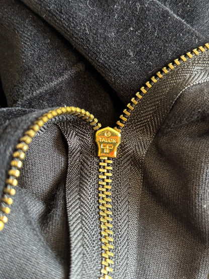 Juicy Couture Rare Black Velour 2 Piece Tracksuit