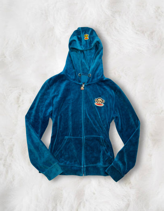 Paul Frank Deep Turquoise Velour 2 Piece Tracksuit