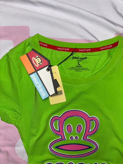Paul Frank Lime x Pink T-Shirt (Large)
