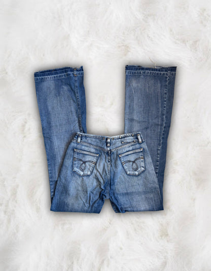 y2k Vintage Low-Waisted Flared Jeans