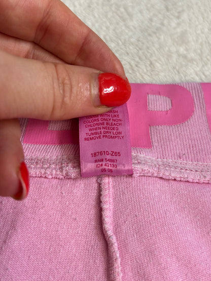 Victoria’s Secret PINK Baby Pink 2 Piece Velour Tracksuit