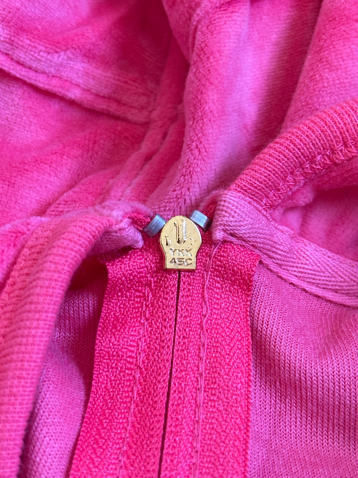 Juicy Couture Deadstock Coral Pink Velour 2 Piece Tracksuit