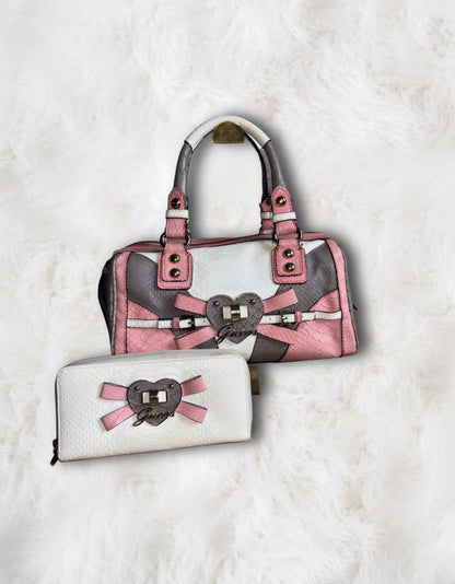 Guess Paradise Patch Barrel Bag & Wallet