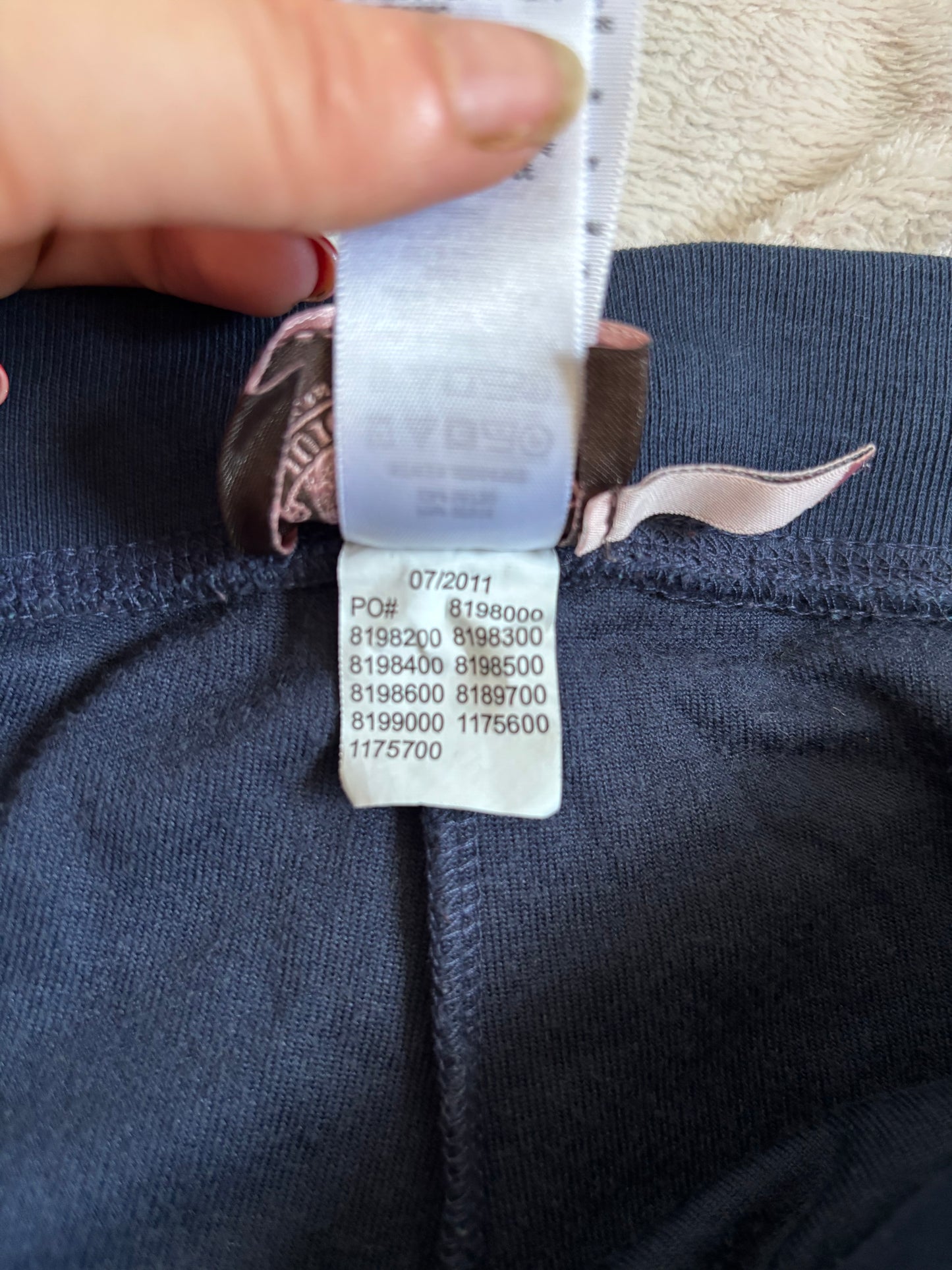Juicy Couture Navy Velour 2 Piece Tracksuit