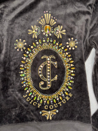 Juicy Couture Brown Velour 2 Piece Tracksuit