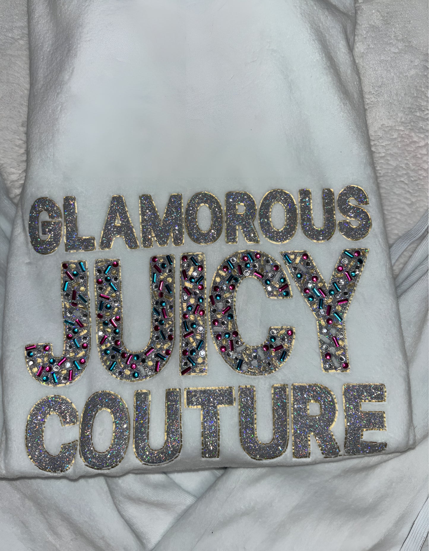Juicy Couture Baby Blue Velour 2 Piece Tracksuit