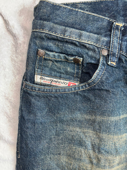 Diesel Vintage Super Low-Waisted Straight Leg Jeans