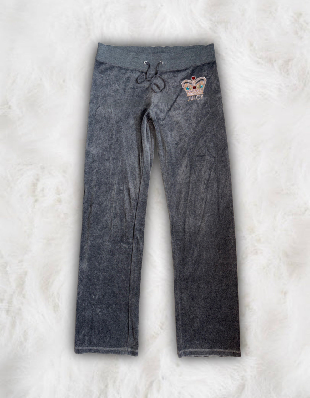 Juicy Couture Grey Velour 2 Piece Tracksuit
