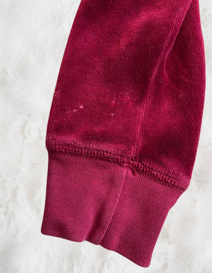 Juicy Couture Original Label Ruby Red Velour Jacket