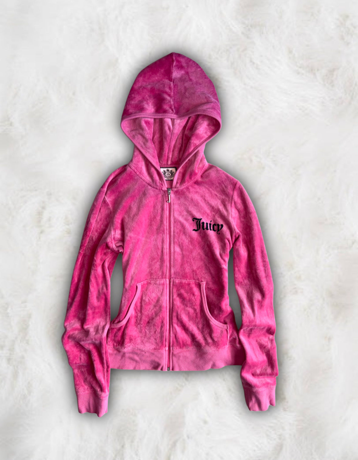 Juicy Couture Bubblegum Pink Velour Hoodie