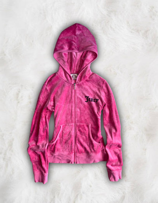 Juicy Couture Bubblegum Pink Velour Hoodie