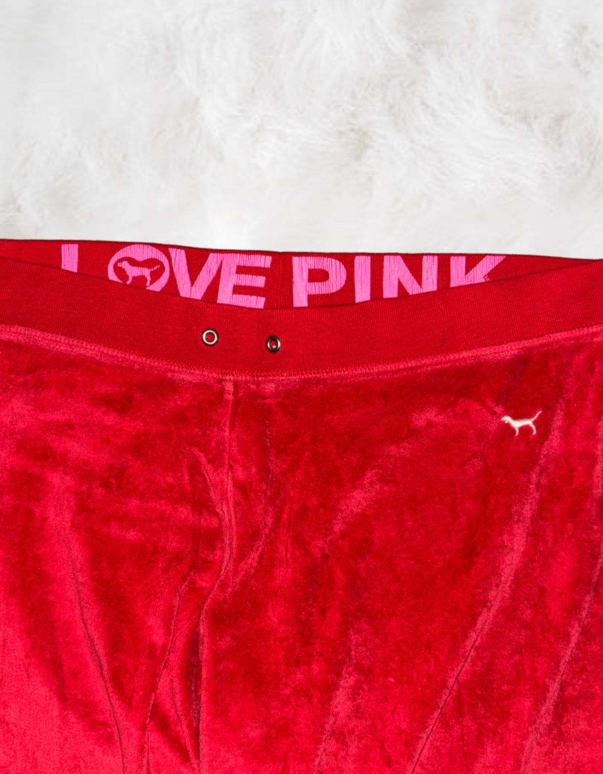 Victoria’s Secret PINK 2005 Red Velour 2 Piece Tracksuit