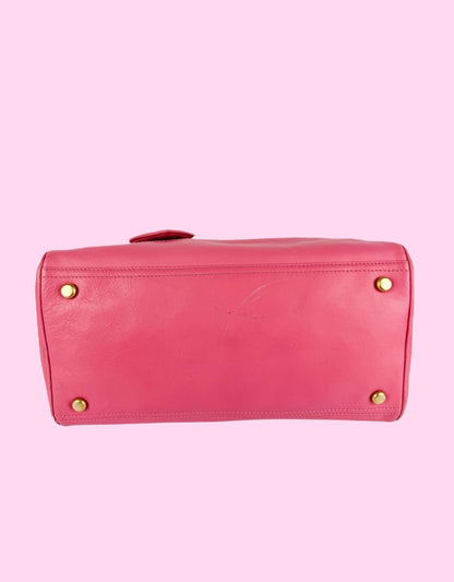 Juicy Couture Pink Rare Vintage Bowler Bag RN52002/ CA 16396