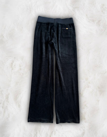 Juicy Couture Rare Black Velour 2 Piece Tracksuit
