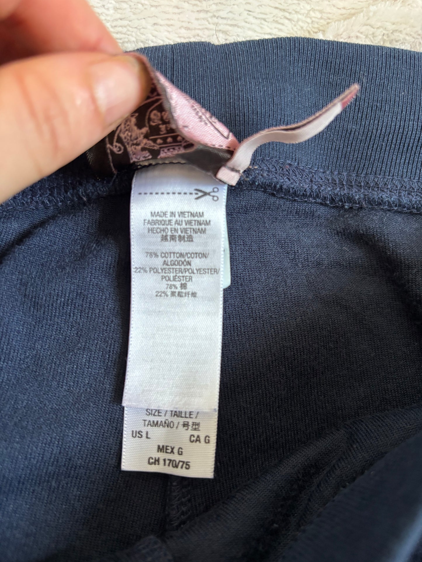 Juicy Couture Navy Velour 2 Piece Tracksuit
