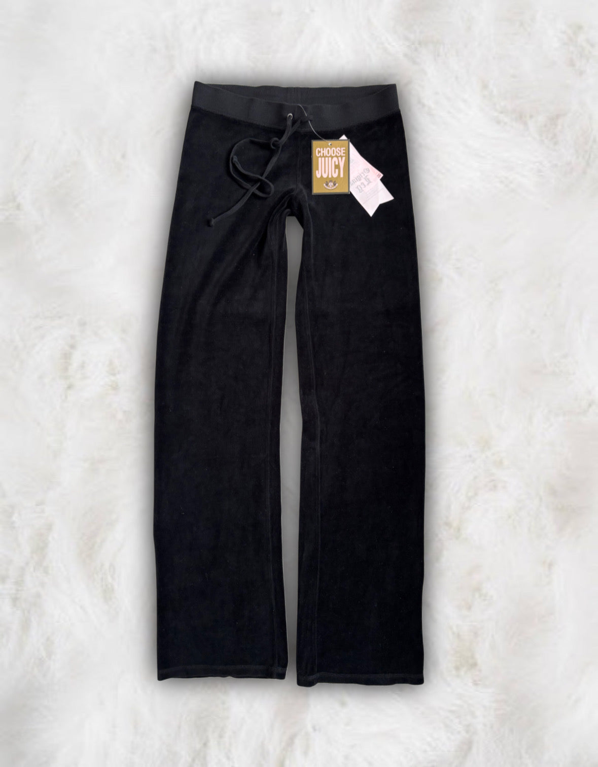 Juicy Couture Deadstock Black Velour 2 Piece Tracksuit