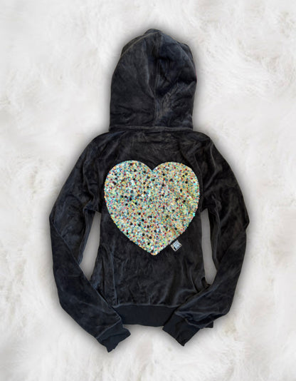 Victoria’s Secret PINK 2009 Charcoal Grey Velour 2 Piece Tracksuit